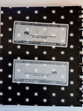 In the Bank A6 cash stuffing vellum place holders - budgetingbychris
